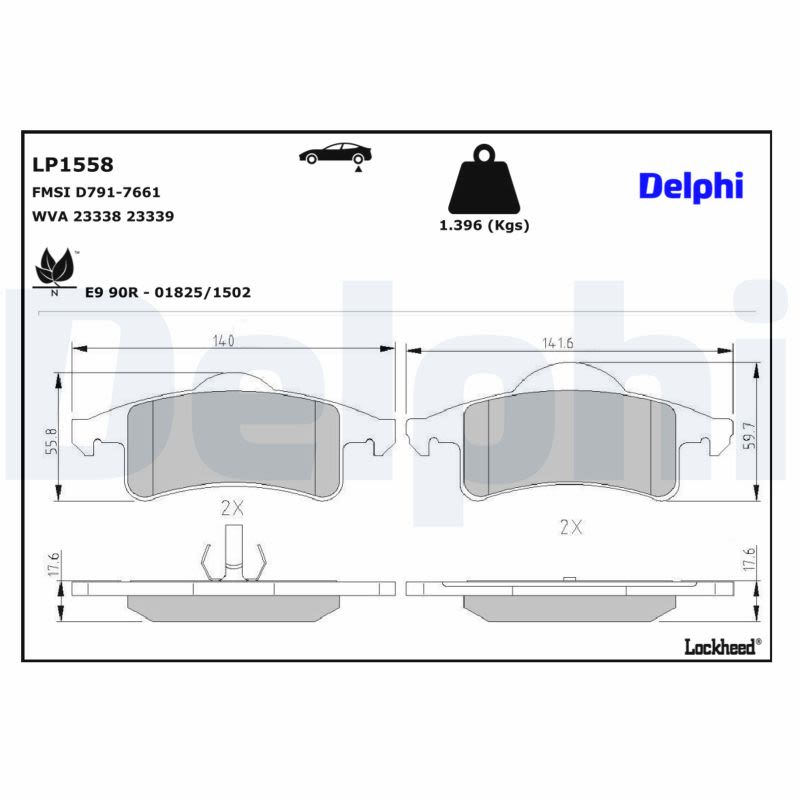 Комплект гальмівних колодок задн , JEEP CHEROKEE, GRAND CHEROKEE I, GRAND CHEROKEE II 2.5-4.7 01.88-09.05 фото 2