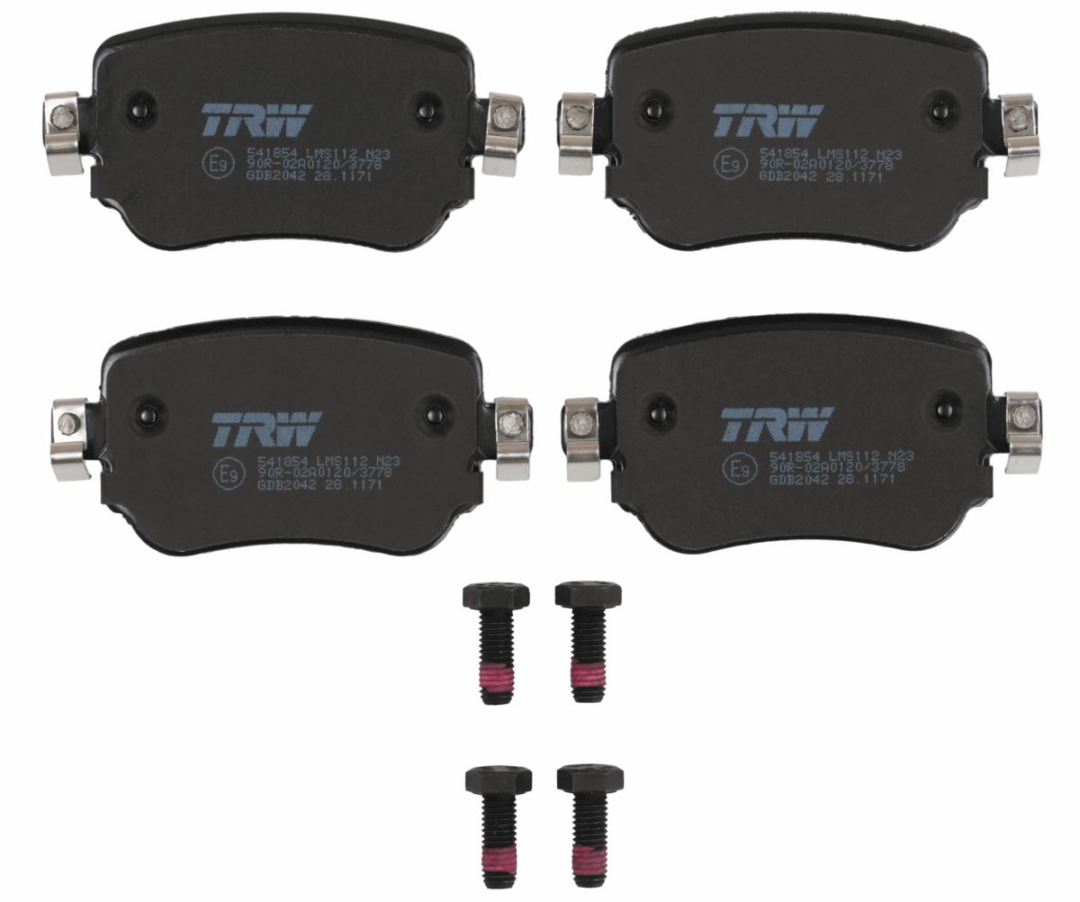 Комплект гальмівних колодок задн , AUDI A1, A1 ALLSTREET, A1 CITY CARVER, Q3, SEAT ALHAMBRA, LEON, LEON SC, LEON ST, SKODA OCTAVIA III, OCTAVIA IV, VW CADDY ALLTRACK IV 1.0-Electric 05.10- фото 3