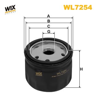 Фільтр масляний Renault Kangoo/Trafic/Opel Vivaro 1.9D/1.5dCi/1.4i/1.6i (58 мм) WIX Filters фото 7