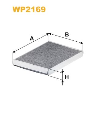 Фільтр салону Audi A4/A5/A6/Q5/Q7/Q8 2.0-3.0 TDI/TFSI 15- (вугільний) WIX Filters фото 9