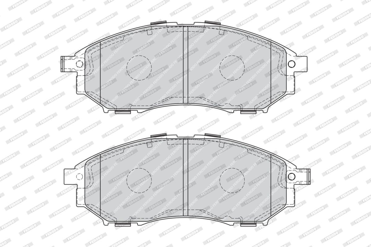 Колодки гальмівні дискові RENAULT KOLEOS I (HY_) 2.5 2008.09- FERODO (FDB4177) Ferodo фото 5