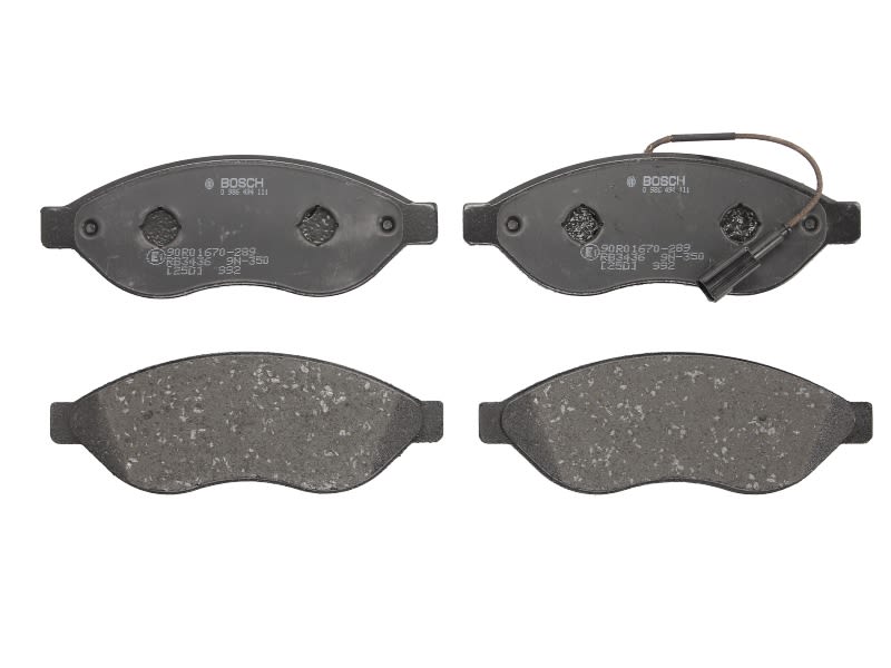 Колодки гальмівні дискові CITROEN JUMPER 06-, FIAT DUCATO 06-, PEUGEOT BOXER 06- BOSCH (0 986 494 111) Bosch фото 3