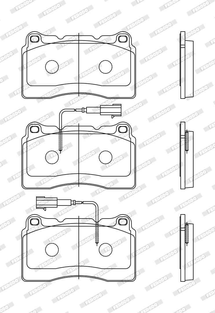 Колодки гальмівні дискові ALFA ROMEO GIULIETTA (940_) 1.4 2010.04-2020.12 FERODO (FDB1794) Ferodo фото 5