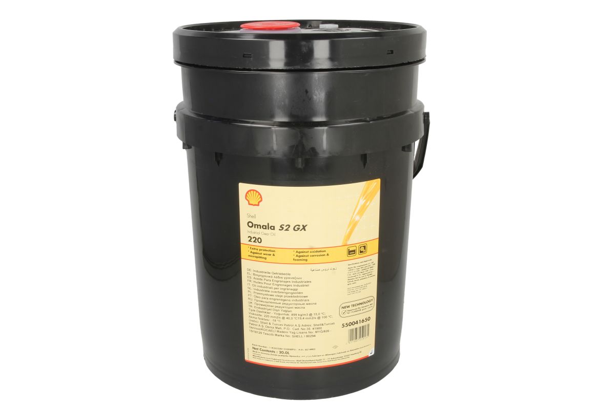 Olej hydrauliczny SHELL Omala S2 G 220, 20 litrów - Sklep Inter Cars