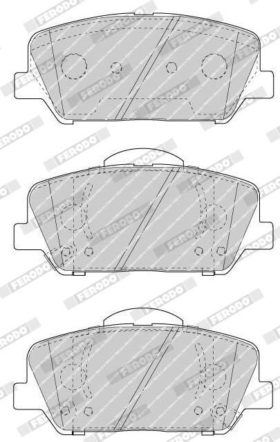 Колодки гальмівні дискові KIA OPTIMA (FSGDS6B) 2.4 2010.01- FERODO (FDB4703) Ferodo фото 5
