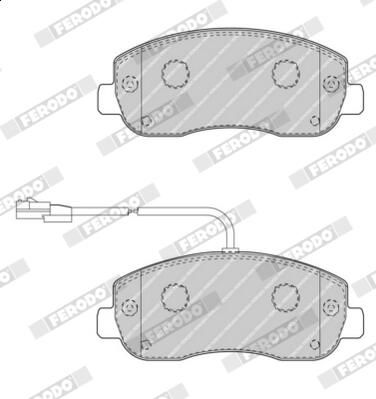 Колодки гальмівні дискові RENAULT MASTER III ПЛАТФОРМА/ШАСІ (EV, HV, UV) 2.3 2010.02- FERODO (FVR4347) Ferodo фото 6