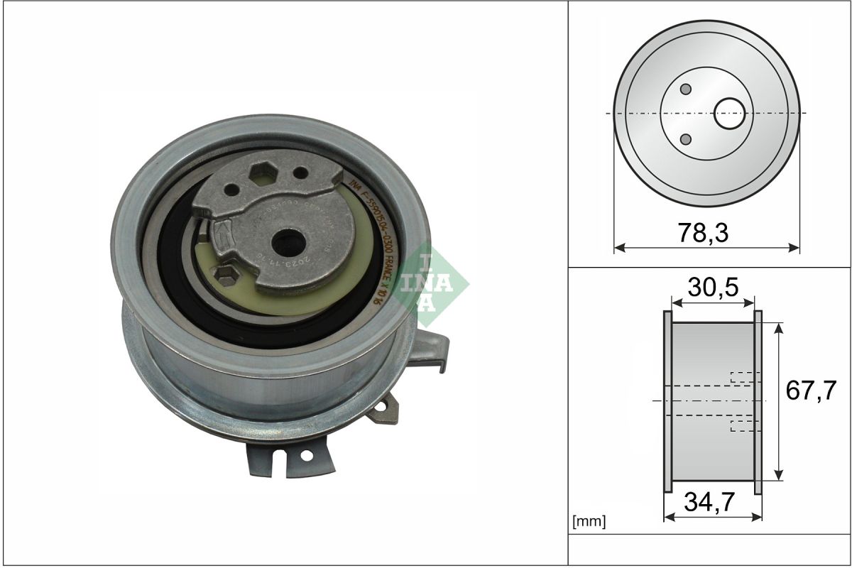 Ролик ГРМ VW T5 1.9TDI/Caddy III 1.9TDI//2.0SDI/TDI, 03- (натяжной) фото 8