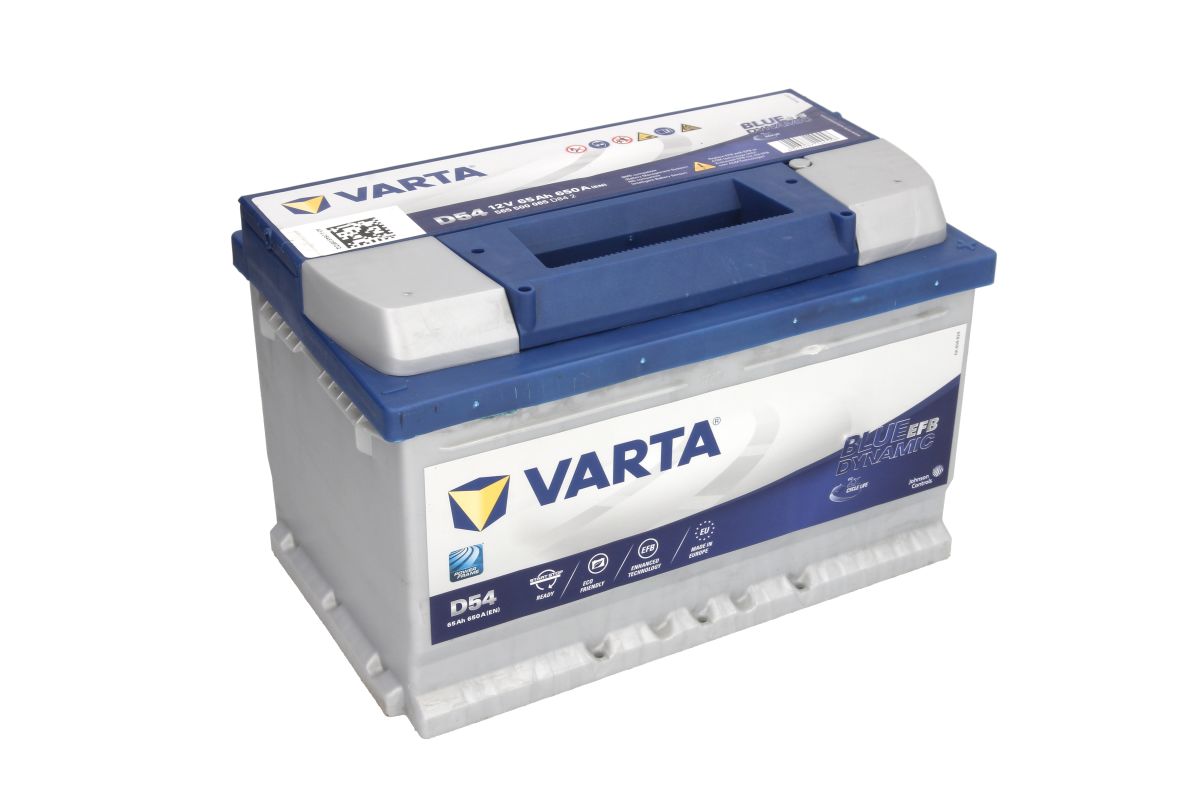 Akumulator VARTA START STOP EFB D54 65Ah 650A P+ Fiat