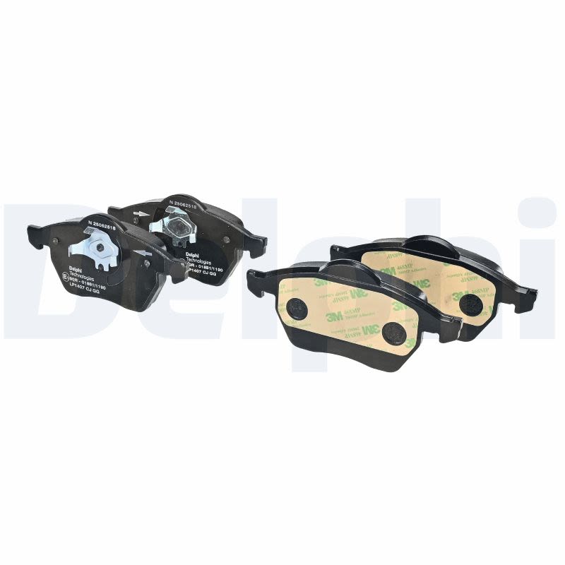 Комплект гальмівних колодок передн , AUDI A3, A4 B5, A4 B6, A8 D2, TT, SEAT ALHAMBRA, IBIZA III, LEON, SKODA OCTAVIA I, VW BORA I, GOLF III, GOLF IV, NEW BEETLE, PASSAT B3/B4 1.4-4.2 03.90-12.13 фото 2