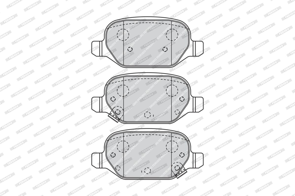 Комплект гальмівних колодок задн , FIAT 500, 500 C, PANDA 0.9/1.3D/1.4 10.07- фото 3