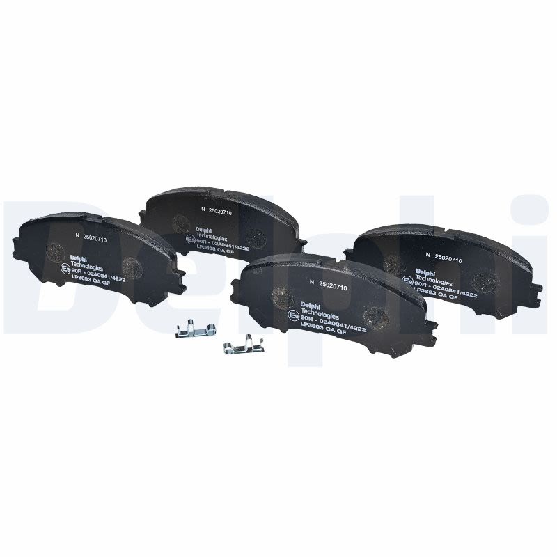 Комплект гальмівних колодок передн , NISSAN QASHQAI II, X-TRAIL, X-TRAIL III, RENAULT KADJAR, KOLEOS II 1.2-2.5 11.13-