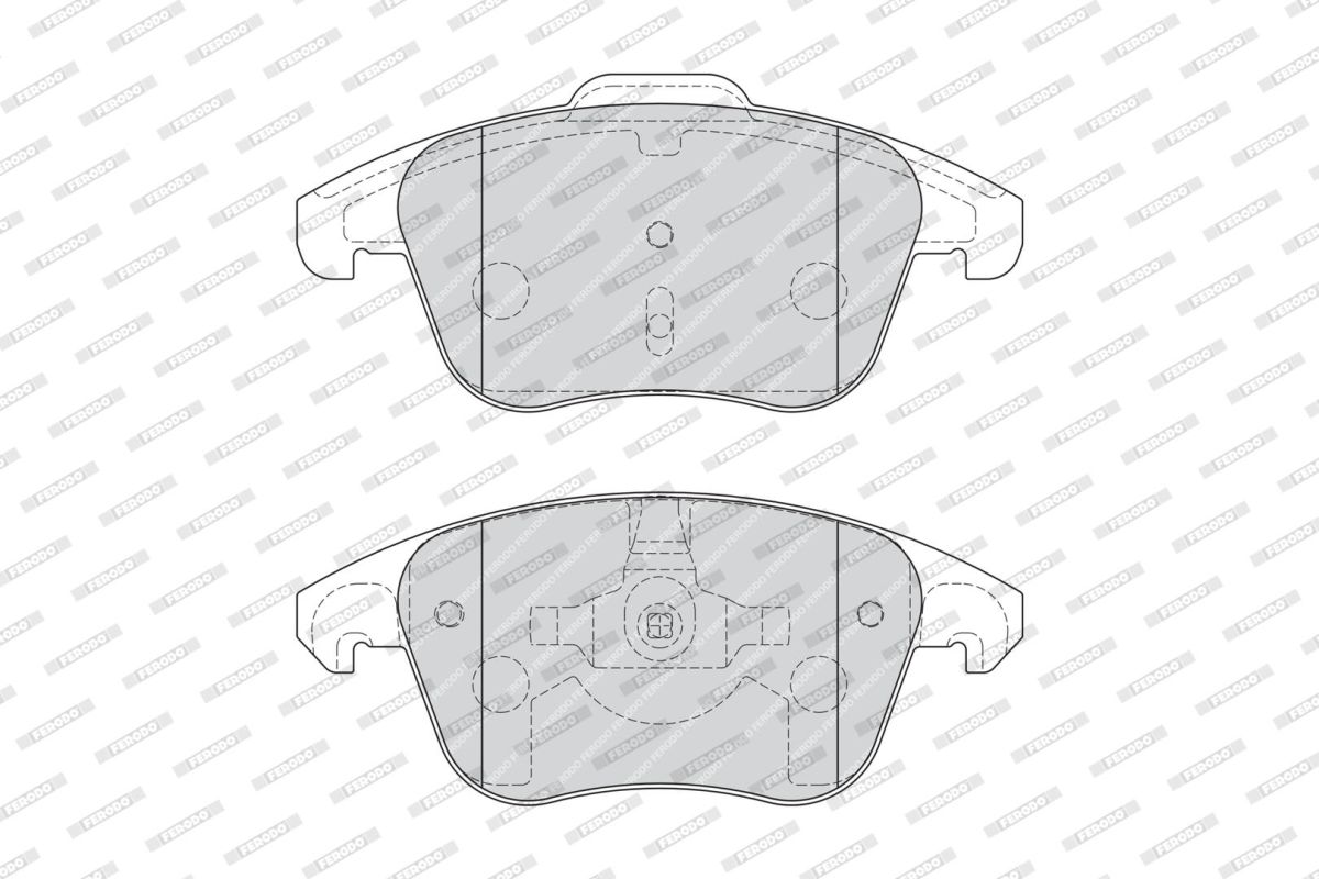 Колодки гальмівні дискові CITROEN C4 GRAND PICASSO I (UA_) 2.0 2006.10-2013.12 FERODO (FDB1972) Ferodo фото 5