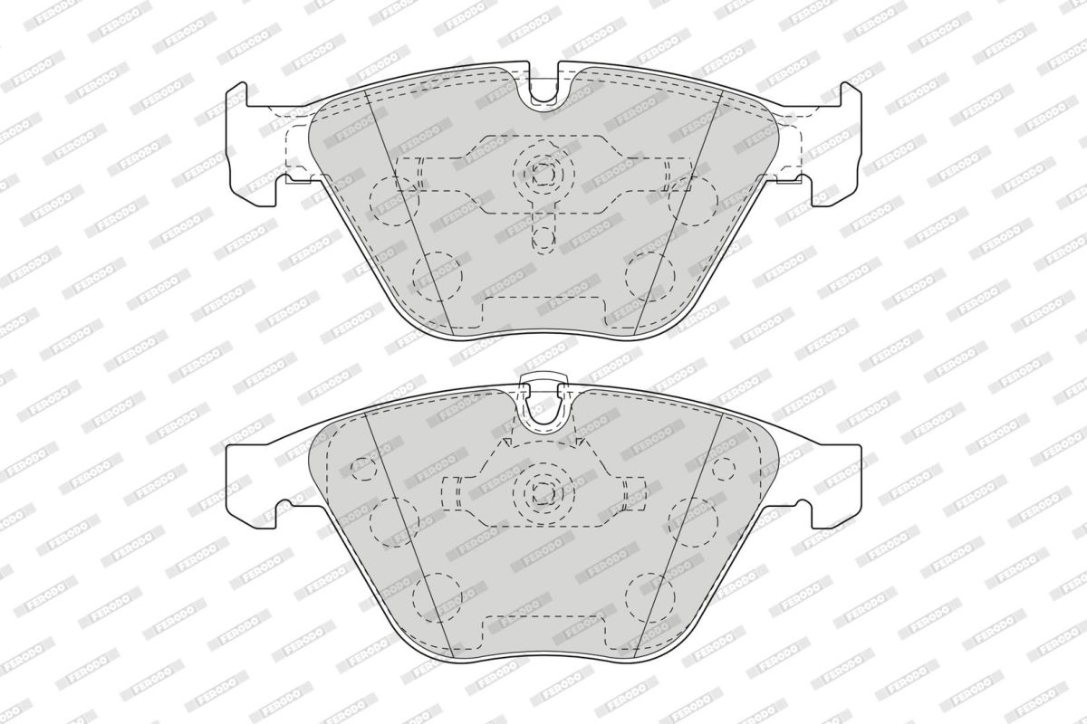 Колодки гальмівні дискові BMW 5 (E60) 3.0 2001.12-2010.03 FERODO (FDB1628) Ferodo фото 5