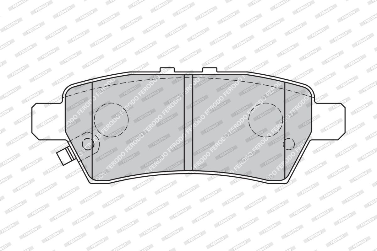 Комплект гальмівних колодок задн , NISSAN NAVARA NP300, PATHFINDER III, XTERRA 2.5D/3.0D/4.0 10.04- фото 3