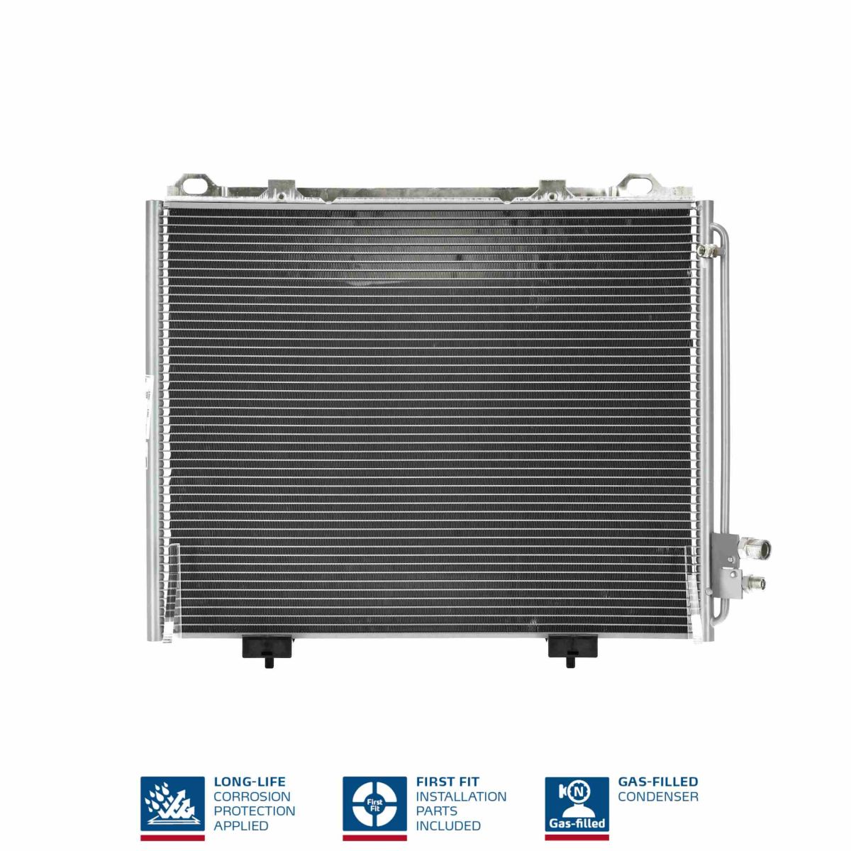 Конденсер кондиціонера MERCEDES-BENZ E-CLASS (W210) E 200 (210.035) 1995.06 - 2003.08 NISSENS (94285) Nissens фото 4