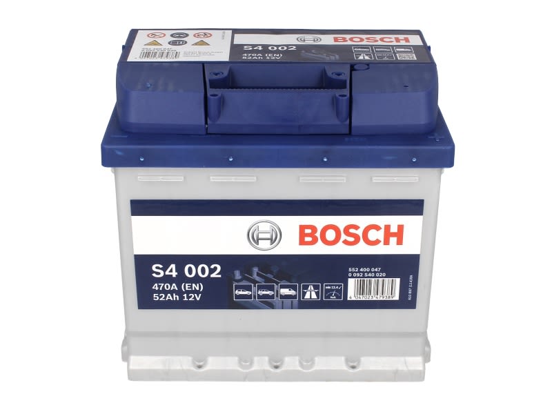 Акумуляторна батарея 52Ah/470A (207x175x190/+R/B13) S4 Bosch фото 10