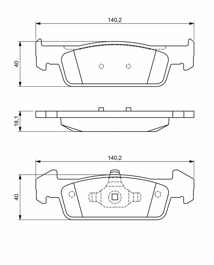 Колодки гальмівні дискові RENAULT SANDERO/STEPWAY II (B8_) 1.0 2013.11- BOSCH (0 986 494 697) Bosch фото 10