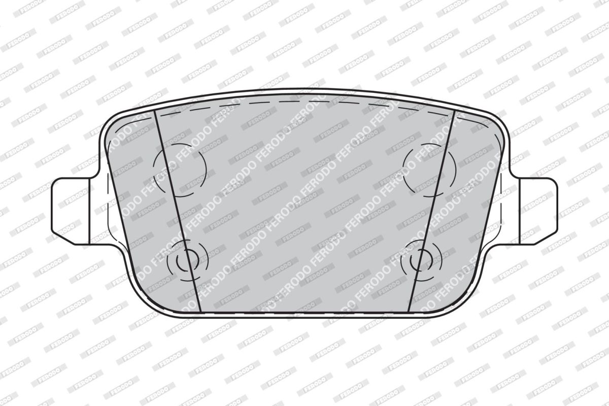 Колодки гальмівні дискові FORD KUGA I 2.5 2008.02-2012.11 FERODO (FDB1917) Ferodo фото 5