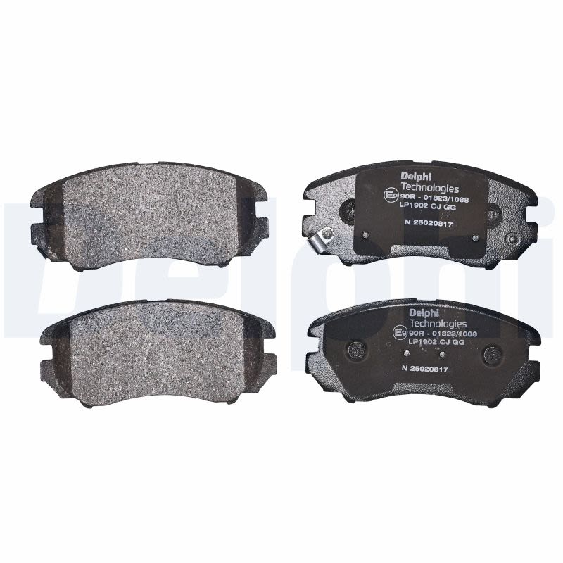 Комплект гальмівних колодок передн , HYUNDAI COUPE II, ELANTRA III, ELANTRA IV, I30, SONATA IV, SONATA V, TIBURON, TUCSON, KIA MAGENTIS I, MAGENTIS II, OPTIMA, SOUL I 1.6-2.7 01.01-12.15 фото 4