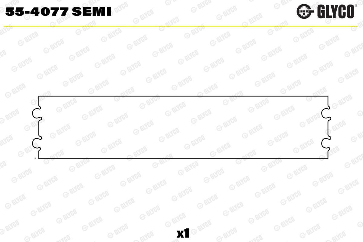 Підшипник ковзання поршневого пальця FIAT/OPEL 1.3 MJT 16V 169A1/188A9.000/199A.2000/199A3.000/199A9/1 GLYCO (55-4077 SEMI) Glyco фото 4