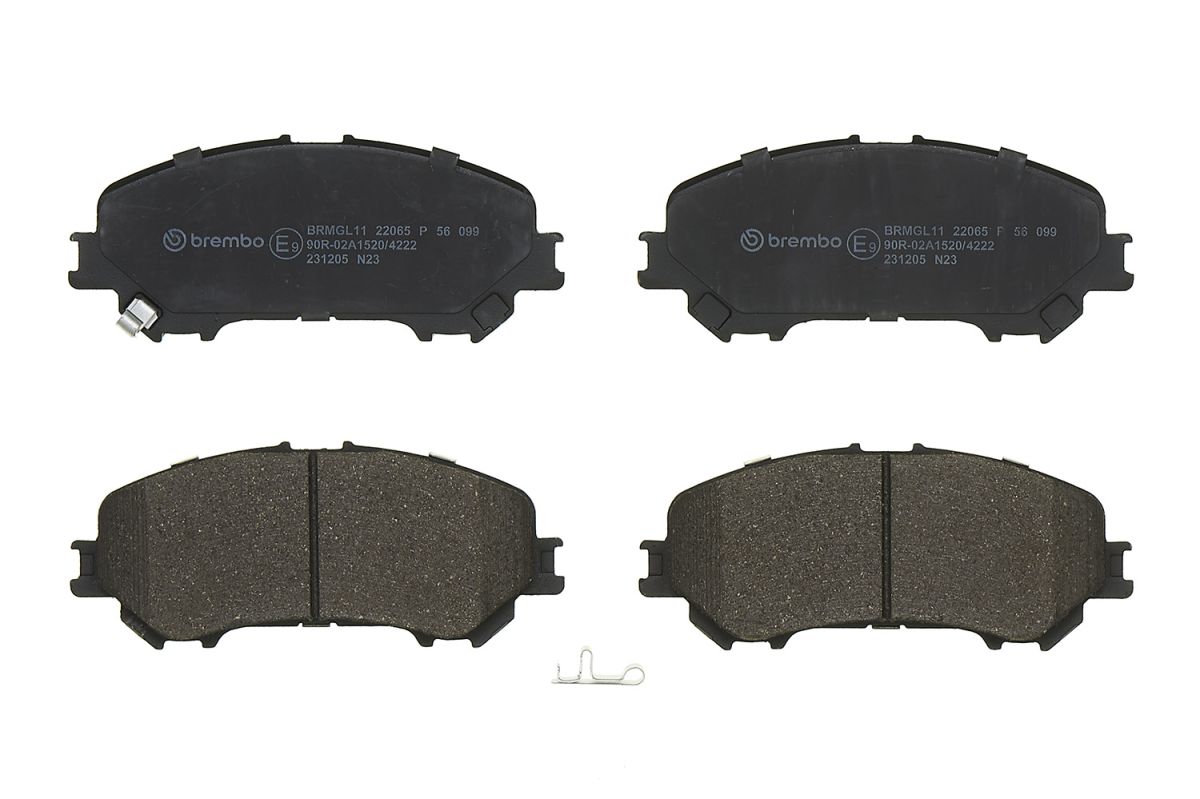 Колодки гальмівні дискові NISSAN ROGUE 2.5 2007.01-2015.12 BREMBO (P56099) BREMBO фото 4