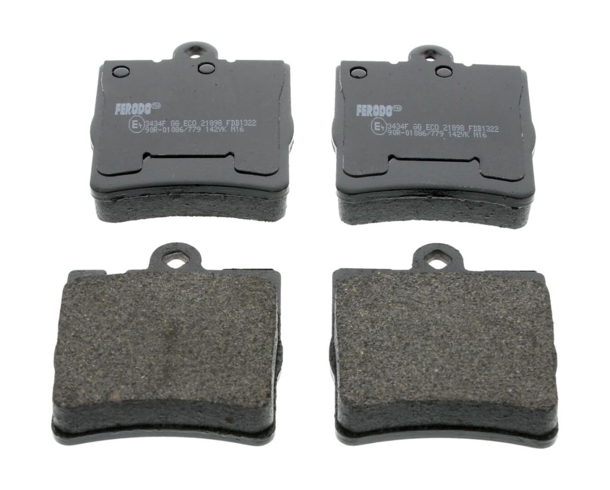Колодки гальмівні дискові MB E-CLASS (W210) 3.2 1995.06-2003.08 FERODO (FDB1322) Ferodo фото 4