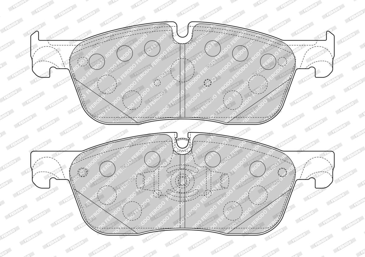 Колодки гальмівні дискові LAND ROVER RANGE ROVER EVOQUE (L538) 2.0 2011.06-2019.12 FERODO (FDB4926) Ferodo фото 5