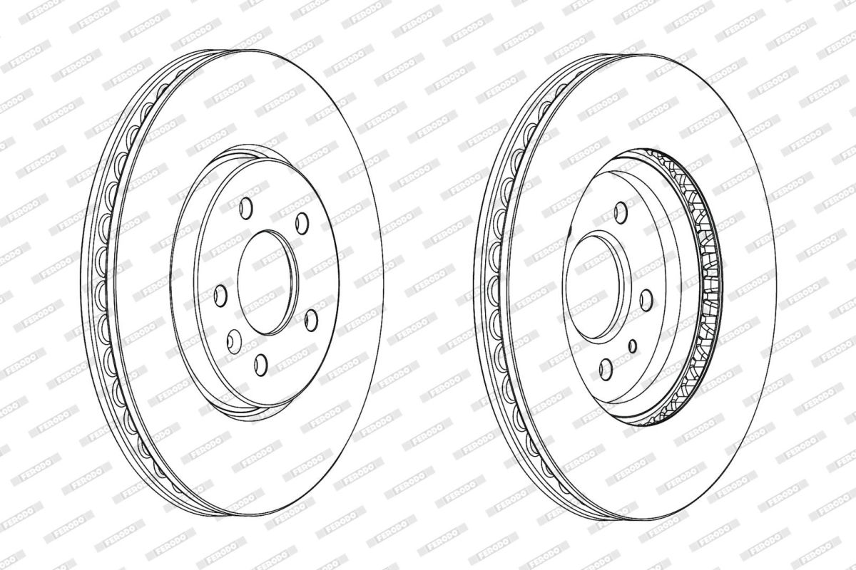 Диск гальмівний OPEL ASTRA J ЛІФТБЕК 1.4 2012.06- FERODO (DDF2191C-1) Ferodo фото 6