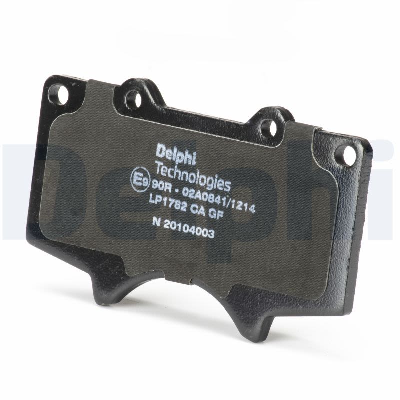 Комплект гальмівних колодок передн , LEXUS GX, LX, MITSUBISHI PAJERO IV, TOYOTA 4 RUNNER IV, 4 RUNNER V, COROLLA, FJ CRUISER, FORTUNER, HILUX CHAMP, HILUX VII, HILUX VIII 1.4-5.7 03.96- фото 2