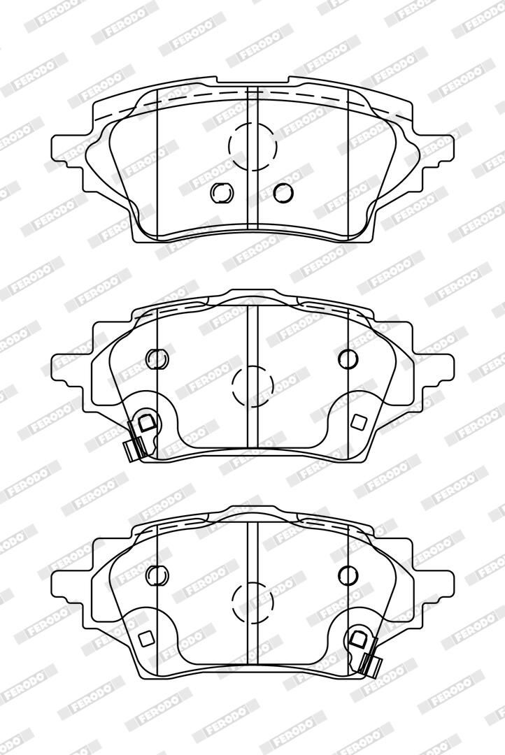 Комплект гальмівних колодок задн , SUZUKI SWACE, TOYOTA C-HR, COROLLA, YARIS, YARIS CROSS 1.2-2.0H 10.16- фото 3