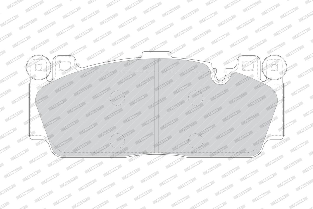Колодки гальмівні дискові BMW 5 (F10) 4.4 2009.01-2016.10 FERODO (FDB4712) Ferodo фото 5