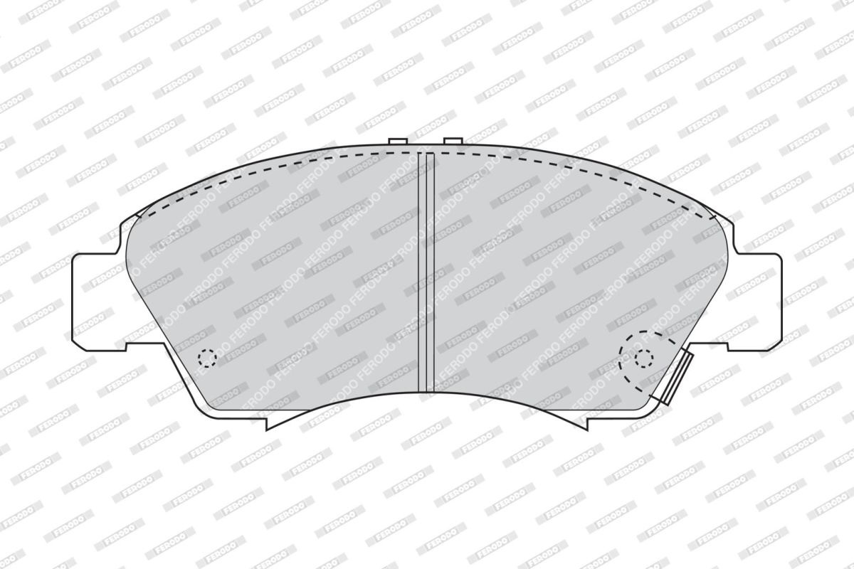 Колодки гальмівні дискові HONDA JAZZ II (GD_, GE3, GE2) 1.3 2001.06-2008.12 FERODO (FDB777) Ferodo фото 5