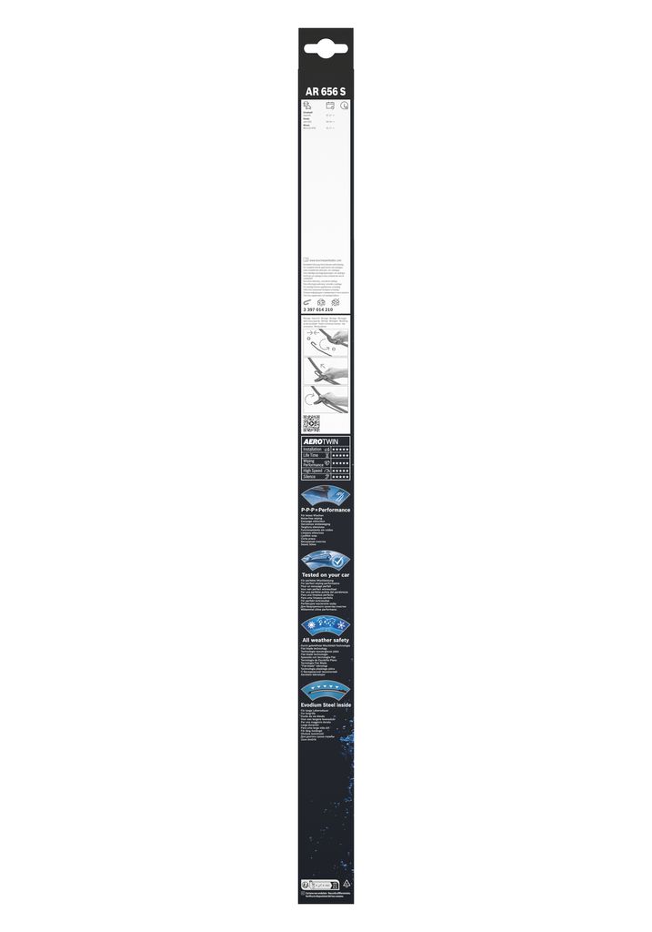 Щітка склоочисника К-Т БЕЗКАРКАСНИЙ AEROTWIN RETRO / 650/360 MM / AR 656 S / ЛІВИЙ Р BOSCH (3 397 014 210) Bosch фото 10