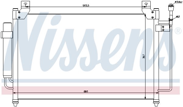 Конденсер кондиціонера MAZDA CX-7 07- NISSENS (940049) Nissens фото 12