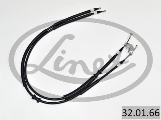 Трос ручника Chevrolet Corsa/Opel Astra G 00- (1254/1060+1254/1060) (к-кт) Linex фото 6