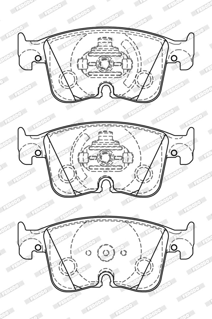 Комплект гальмівних колодок передн , AUDI A3, A3 ALLSTREET, CUPRA FORMENTOR, SEAT LEON, LEON SPORTSTOURER, SKODA OCTAVIA IV, VW CADDY CALIFORNIA V CAMPER, CADDY V 1.0-2.0D 07.19- фото 3