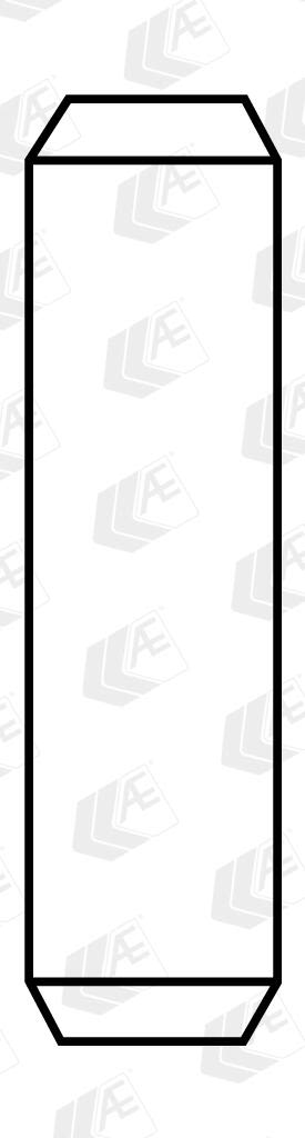 Направляюча клапана (.) IVECO DAILY I, DAILY II, DAILY III, POWER DAILY, ALFA ROMEO AR 6, AR 8, FIAT 131, 132, ARGENTA, CAMPAGNOLA, CROMA, DUCATO, LANCIA THEMA, OPEL MOVANO A 2.4D/2.5D/2.8D 06.74- фото 3