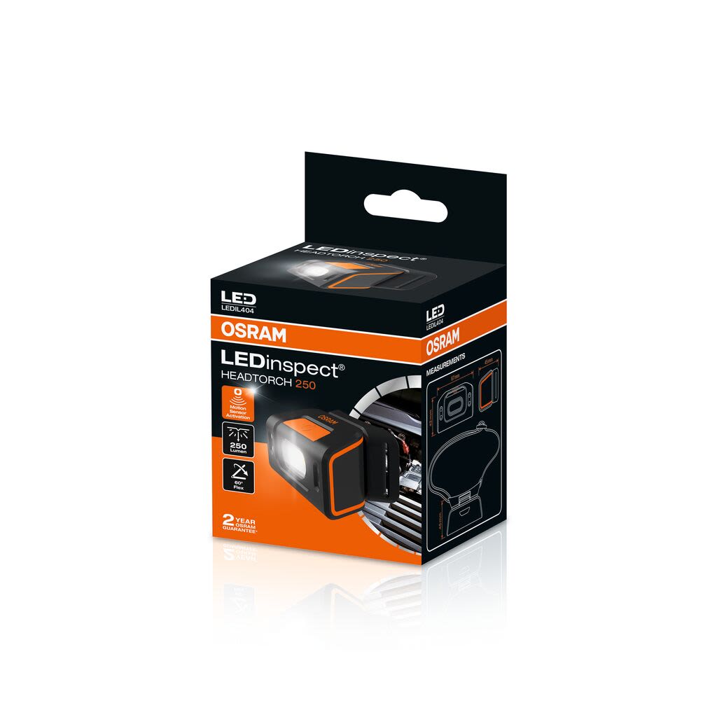 Ліхтар LEDINSPECT® HEADTORCH250 / 6000K 5.55W 250LM OSRAM (LEDIL404) osram фото 9