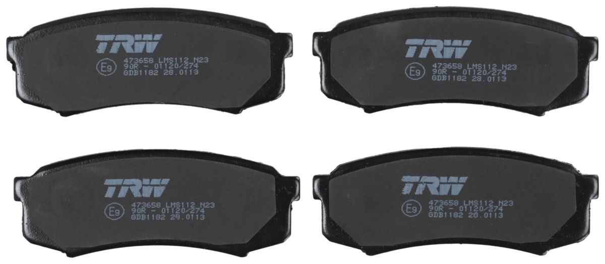 Комплект гальмівних колодок задн , LEXUS GX, RX, TOYOTA 4 RUNNER IV, 4 RUNNER V, FJ CRUISER, FORTUNER, LAND CRUISER, LAND CRUISER 100, LAND CRUISER 80, LAND CRUISER 90 2.4-4.7 11.84- фото 3