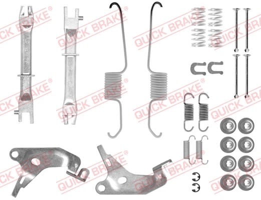 Комплект пружинок колодок ручника Toyota Hilux V/VW Caddy I 87- фото 3