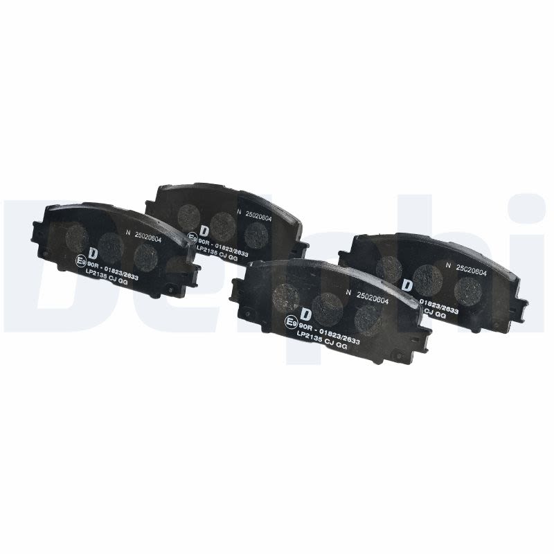 Комплект гальмівних колодок передн , LEXUS CT, TOYOTA PRIUS, PRIUS PHV, YARIS 1.5/1.8H 11.05- фото 2