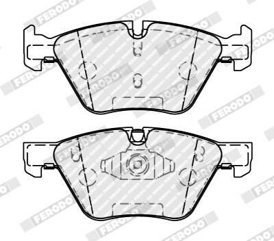 Колодки гальмівні дискові (комплект 4 шт) BMW 3 КУПЕ (E92) 2.0 2005.01-2013.12 FERODO (FDB5178) Ferodo фото 5