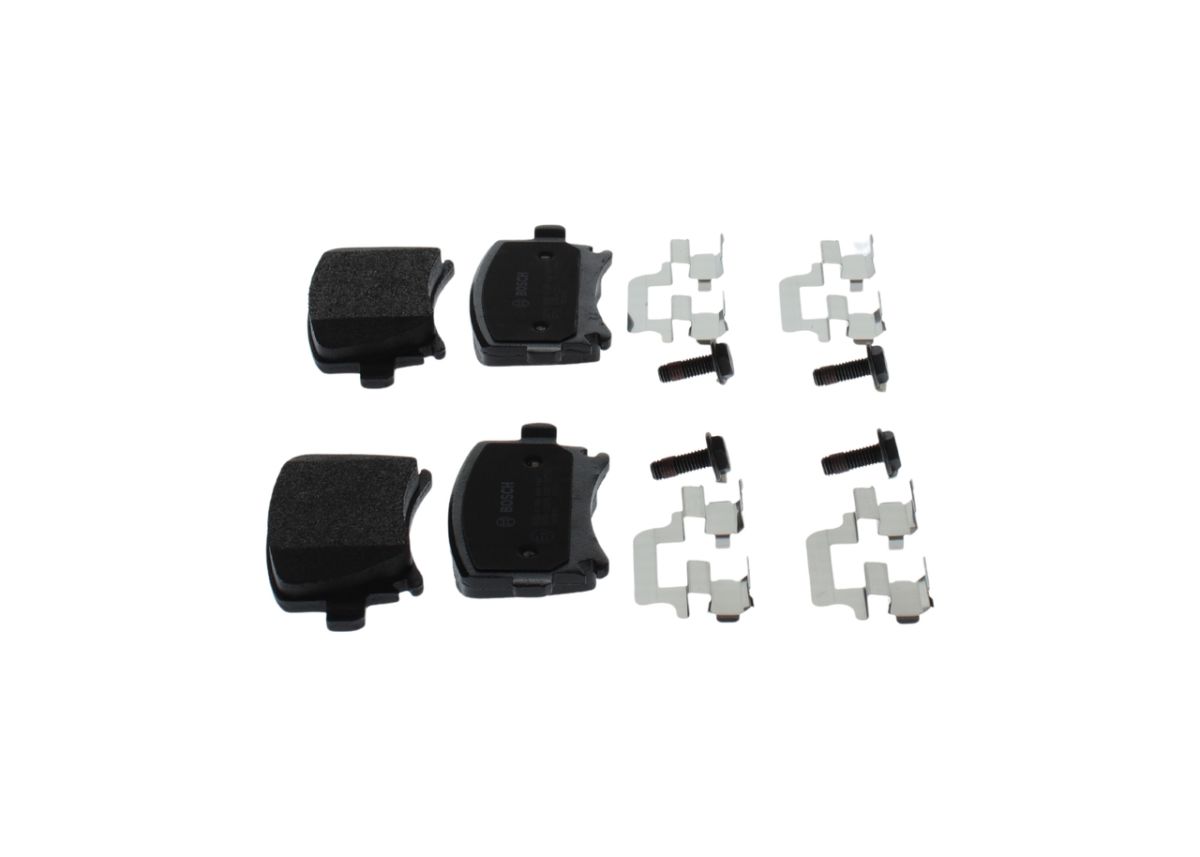 Комплект гальмівних колодок задн , AUDI A3, A6 C6, TT, SEAT LEON, LEON SC, LEON ST, SKODA OCTAVIA III, SUPERB II, VW CC B7, EOS, GOLF V, GOLF VI, PASSAT ALLTRACK B7, PASSAT B6 1.0-4.2 07.03-10.20 фото 2