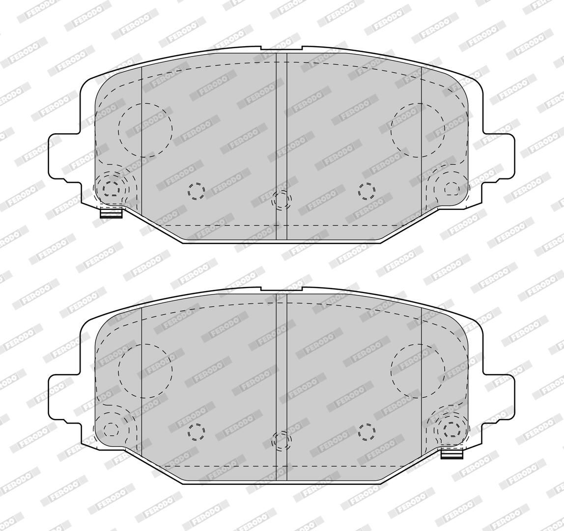 Колодки гальмівні дискові DODGE JOURNEY 2.4 2008.06- FERODO (FDB4778) Ferodo фото 5