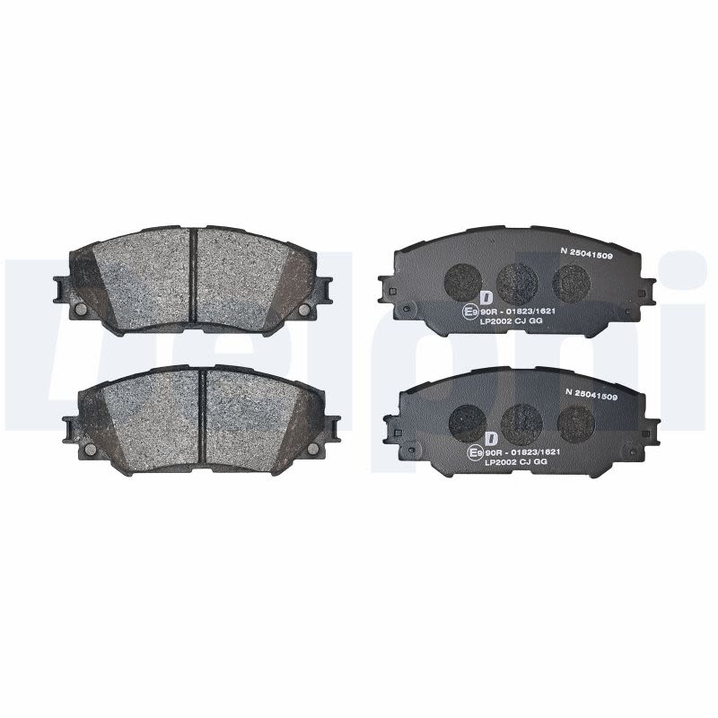 Комплект гальмівних колодок передн , LEXUS HS, SUBARU TREZIA, TOYOTA ALLION II, AQUA, AURIS, COROLLA, MATRIX, MIRAI, NOAH/VOXY, PREMIO, PRIUS PLUS, RAV 4 III, RAV 4 IV 1.3-Electric 11.05- фото 4