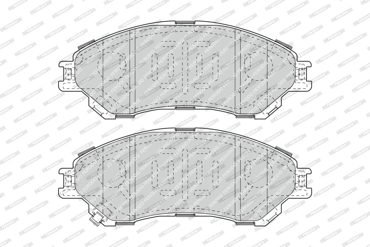Комплект гальмівних колодок передн , SUZUKI S-CROSS, SX4 S-CROSS, VITARA 1.0-1.6D 08.13- фото 3