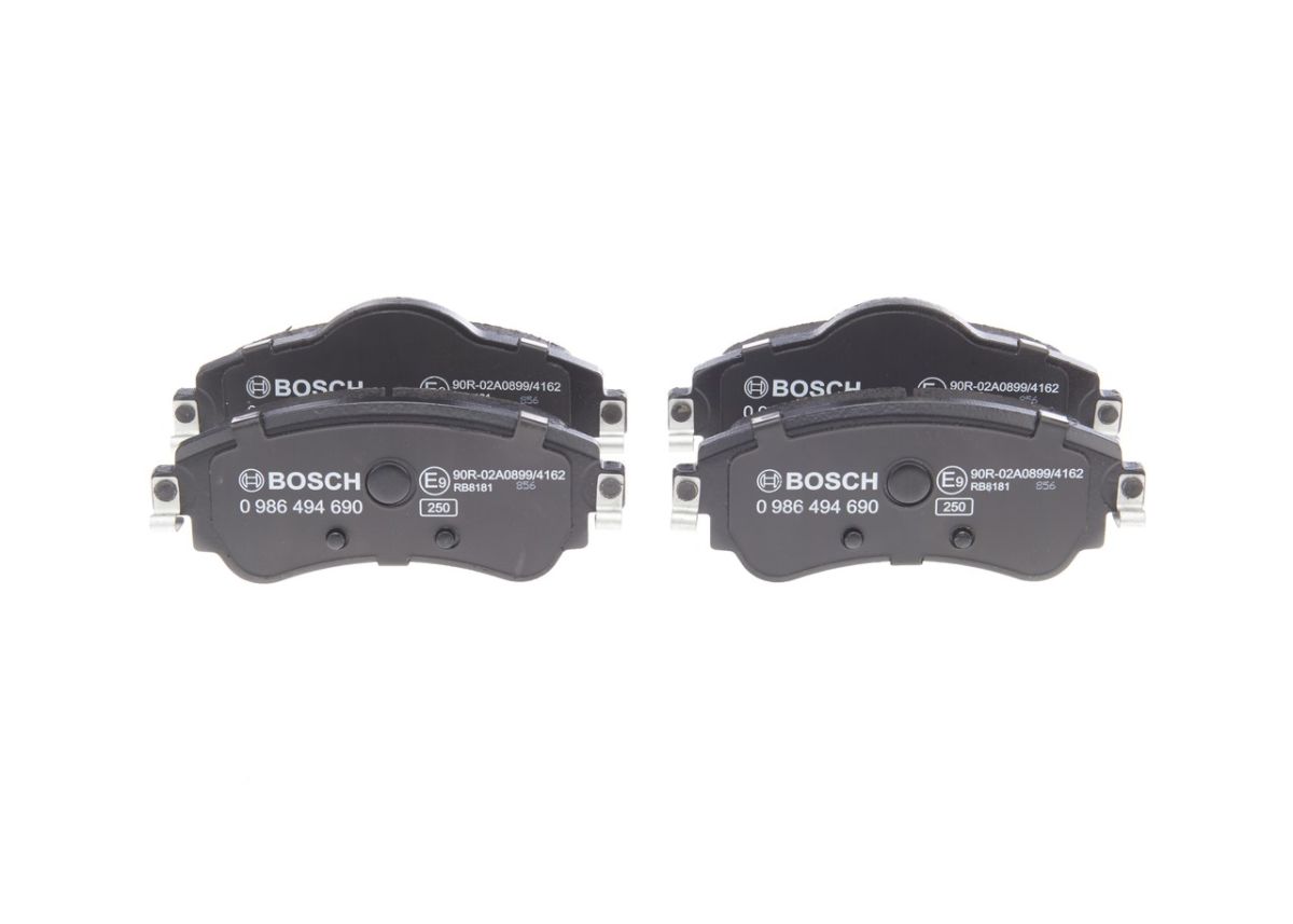 Колодки гальмівні дискові CITROEN C4 II (NC_) 1.6 2009.02- BOSCH (0 986 494 690) Bosch фото 4