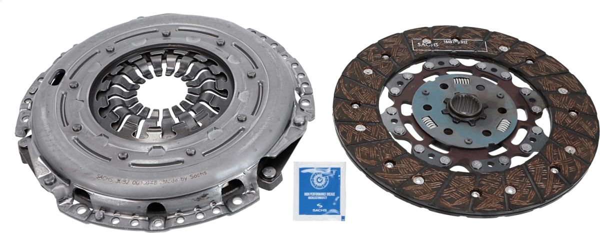 Комплект зчеплення SKODA OCTAVIA II COMBI (1Z5) 1.6 TDI 4X4 2009.06 - 2013.02 SACHS (3000 970 062) SACHS фото 5