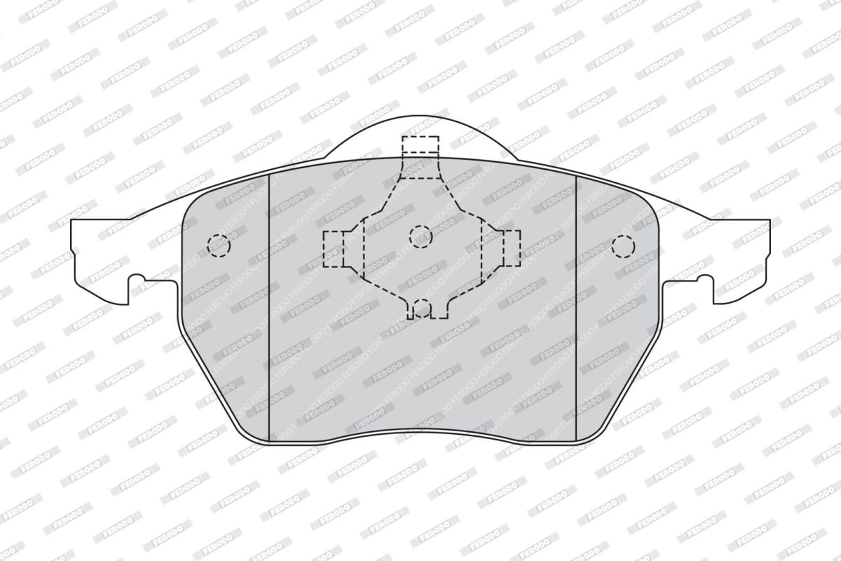 Комплект гальмівних колодок передн (із замком), AUDI 100 C3, 100 C4, 80 B4, A4 B5, A6 C4, VW PASSAT B5 1.6-2.8 10.86-09.01 фото 3
