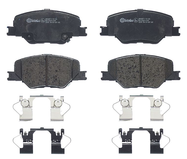 Колодки гальмівні дискові (комплект 4 шт) OPEL INSIGNIA B GRAND SPORT (Z18) 1.5 2017.03- BREMBO (P59096) BREMBO фото 4